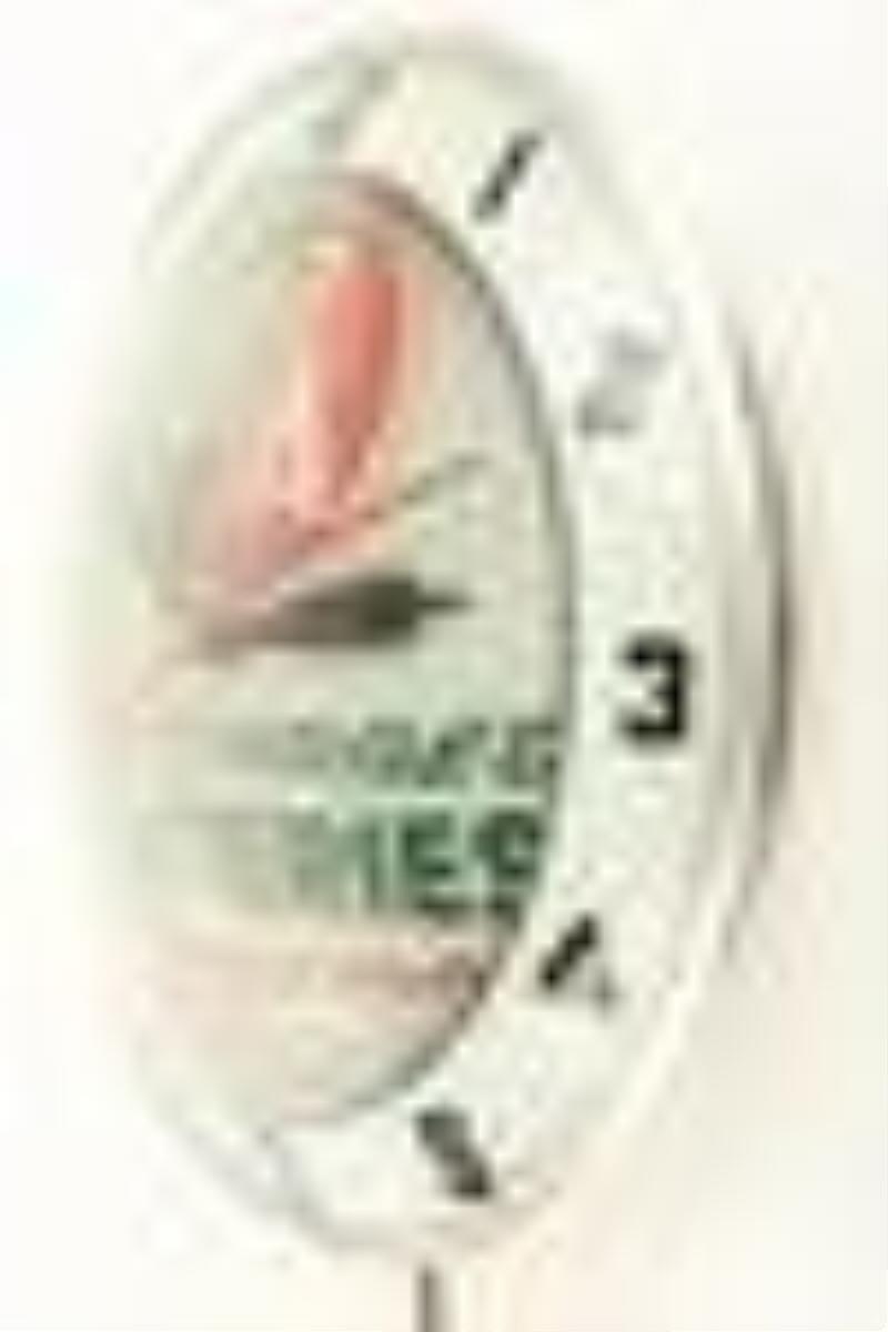 B-A Batteries "Double Bubble" Clock