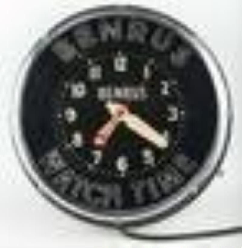 Benrus Watches Neon Wall Clock