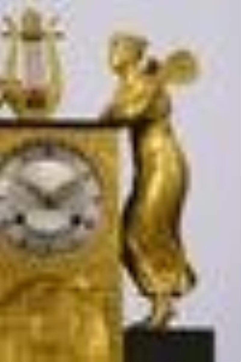 A Gold Coating Bronze Mantel Clock