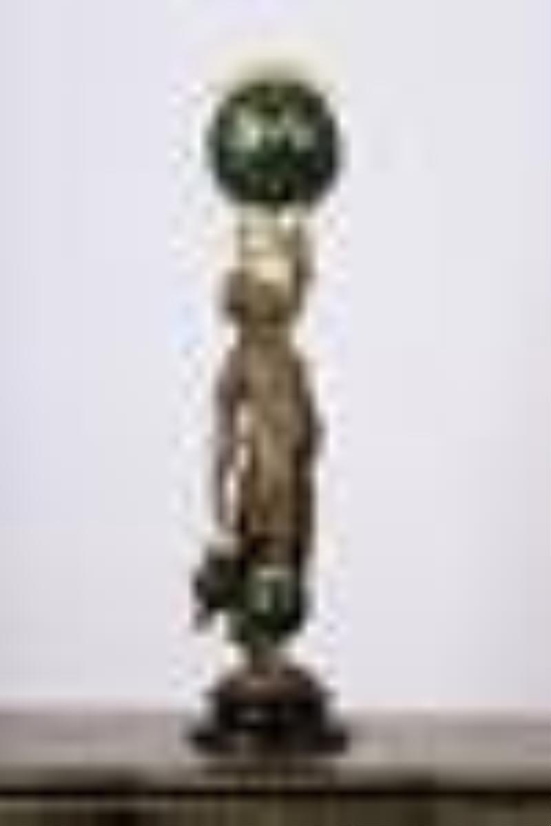 A Copper Alloy Mantel Clock