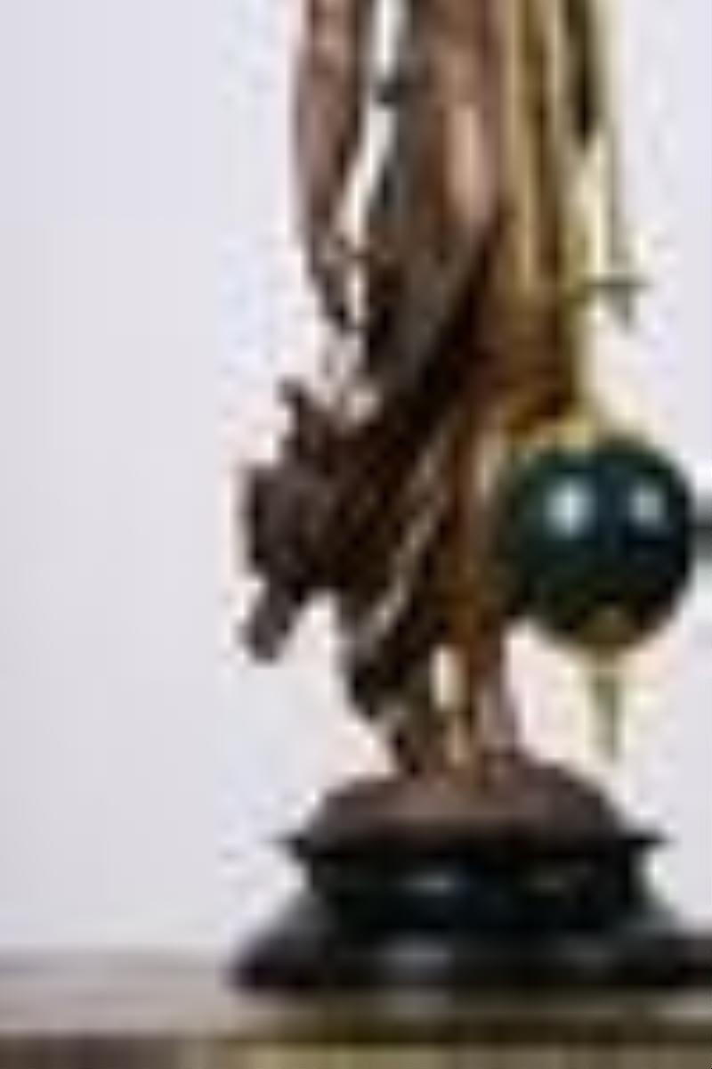 A Copper Alloy Mantel Clock