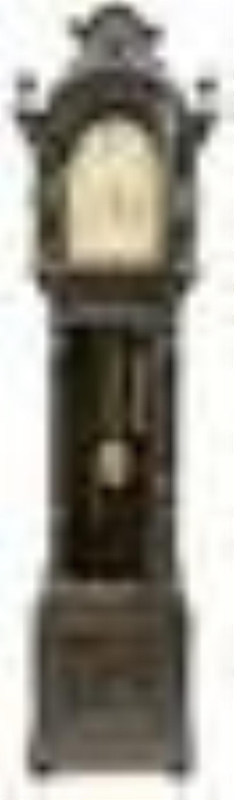 Monumental Antique Tiffany & Co. Carved Oak Tall Clock