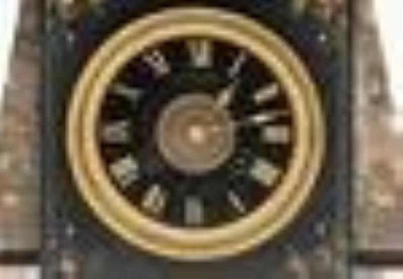 J.E. Caldwell 3 Pc Clock Garniture