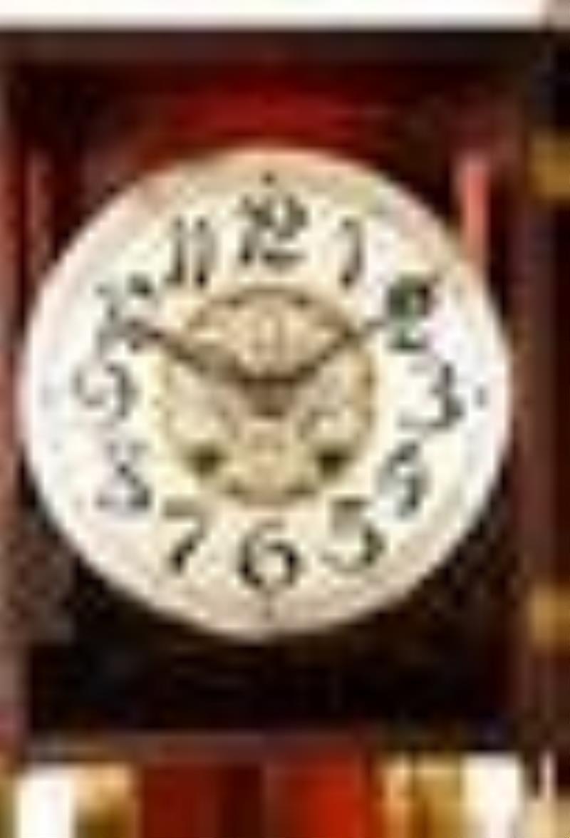 FRENCH ART NOUVEAU STYLE GRANDFATHER CLOCK
