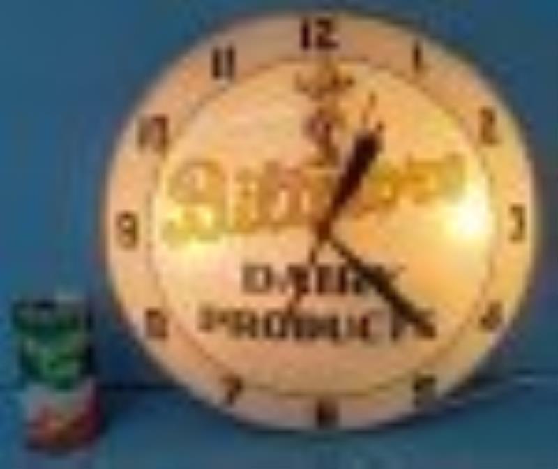 Biltmore Dairy Products Double Bubble Clock
