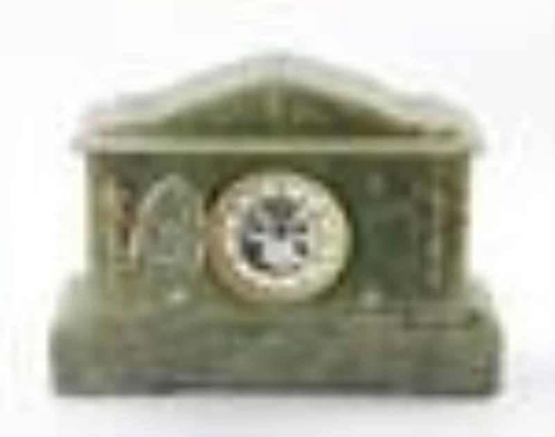 Green Onyx Mantel Clock
