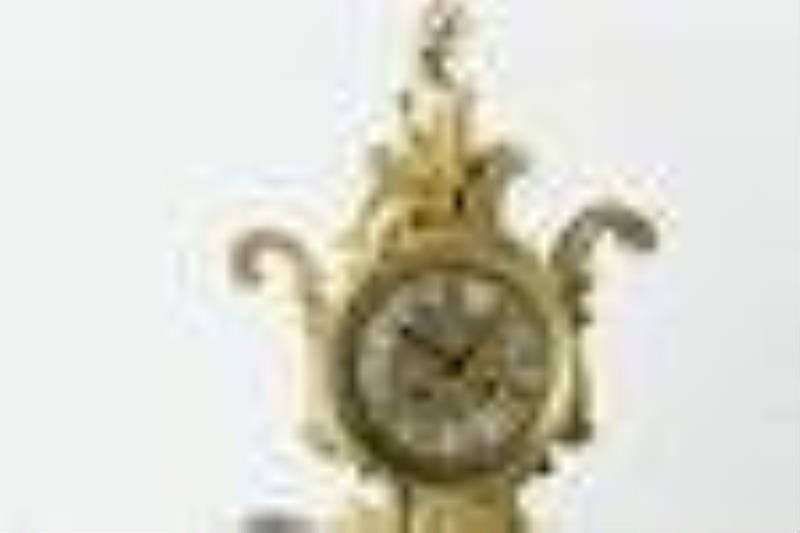 French Dore Bronze Elephant Clock