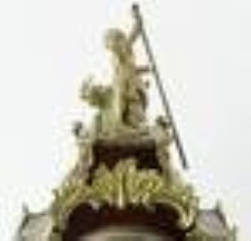 19thC French Gilt Bronze Mantel Clock