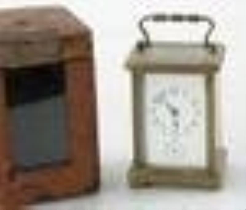 French Brass Carriage Clock, John Wanamaker