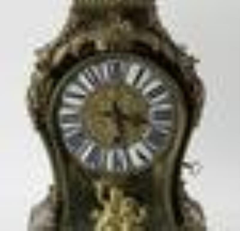 18/19thC French Boulle Mantel Clock
