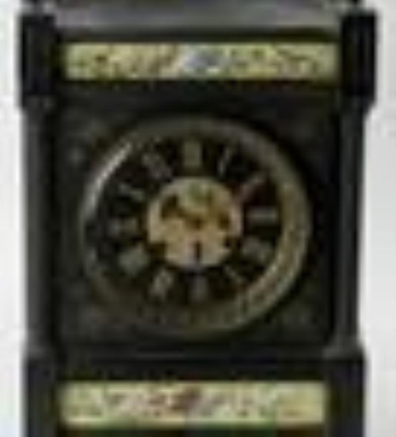 American Aesthetic Movement Slate Clock