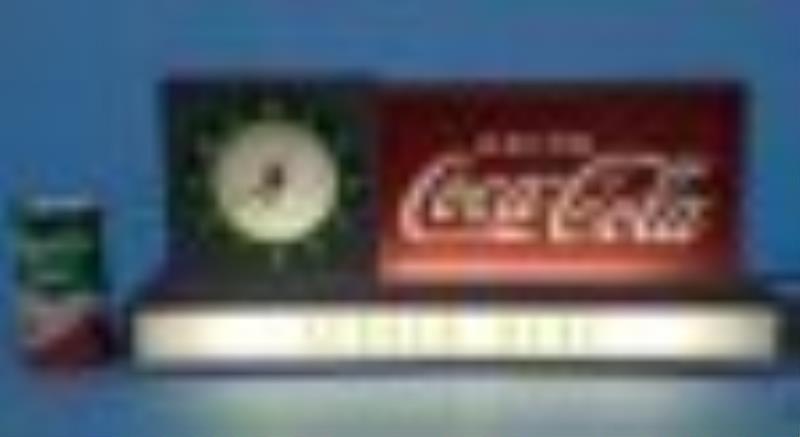 Coca Cola Light Up Counter Clock Restored