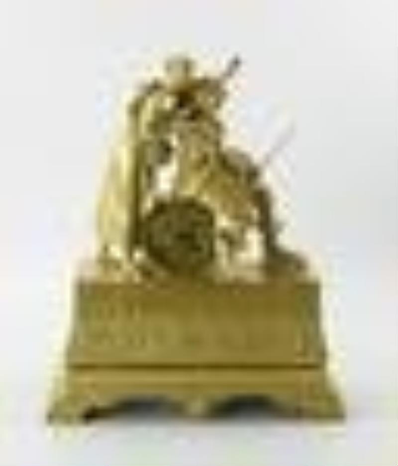19thC French Figural Mantel Clock
