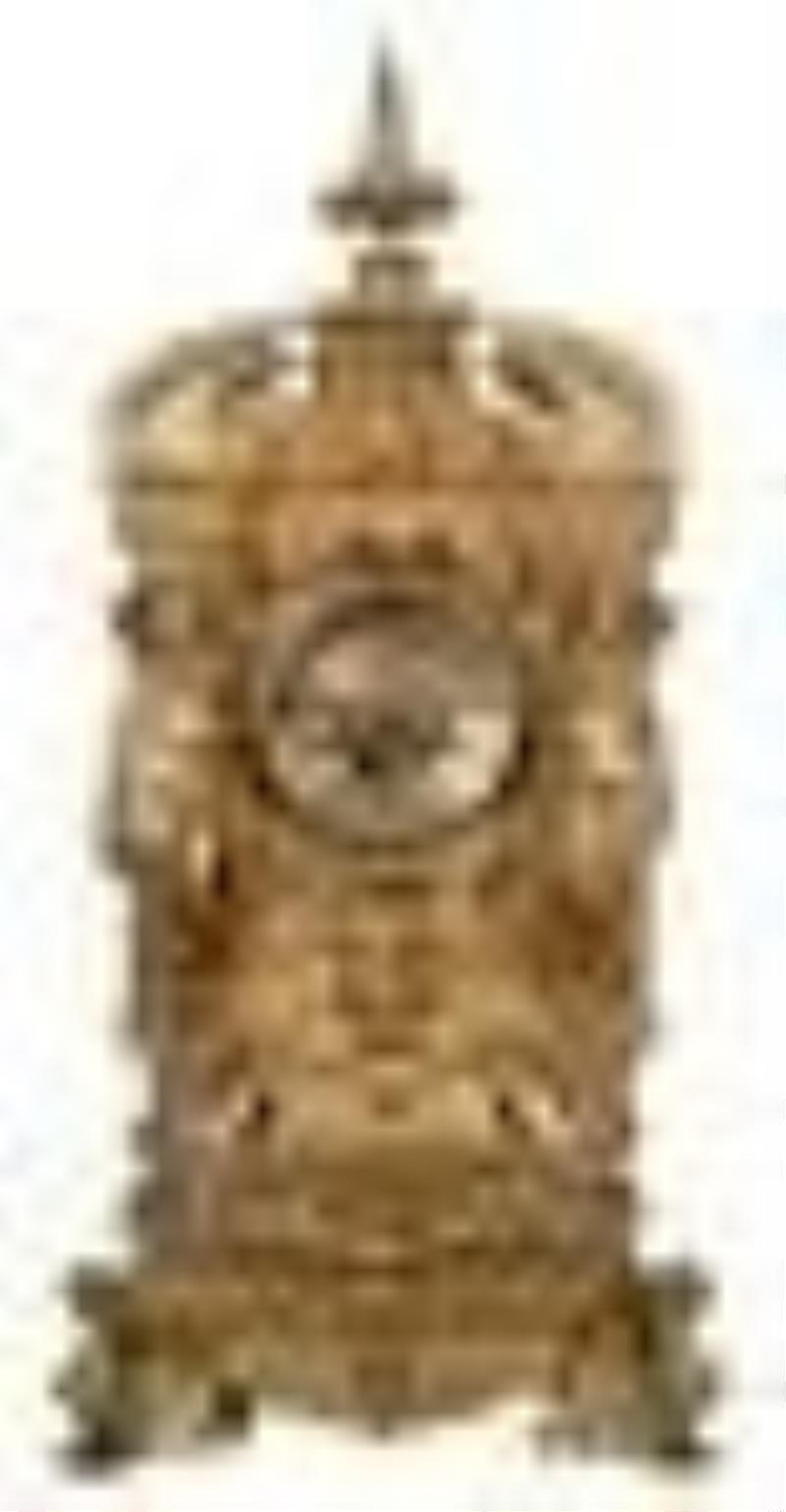 Important Figural Bronze Tiffany & Co NY Clock