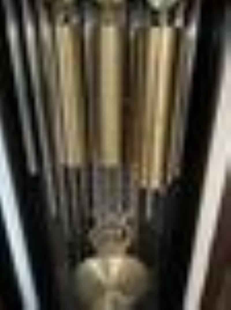 Mahogany Tall Case Clock with 13 Tubular Chimes