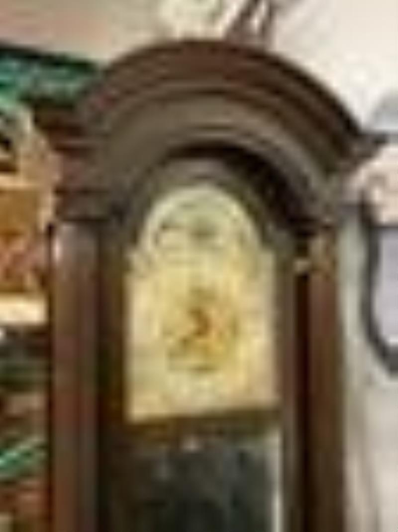 Mahogany Tall Case Clock with 13 Tubular Chimes