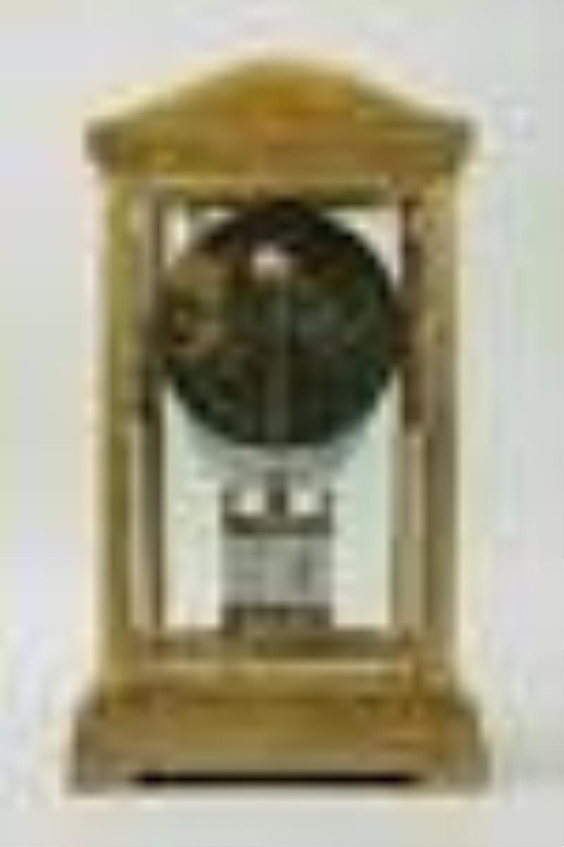 Dore bronze clock, French, 19th century