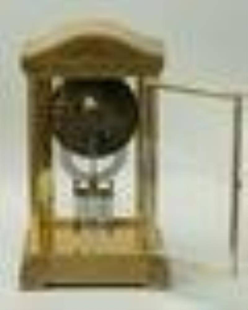 Dore bronze clock, French, 19th century