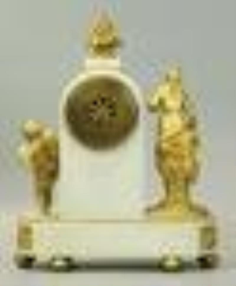 Tiffany Dore bronze Mantle clock