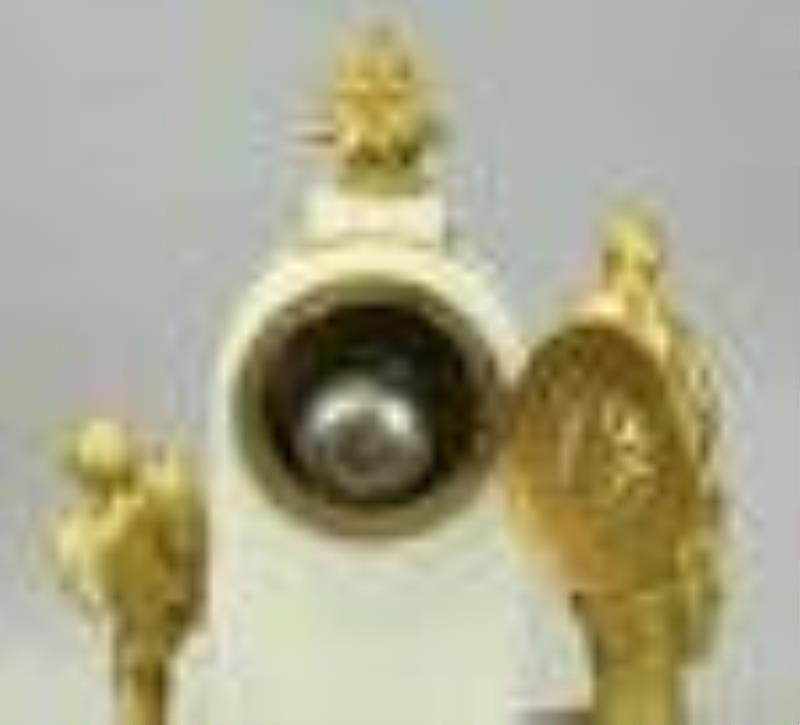 Tiffany Dore bronze Mantle clock
