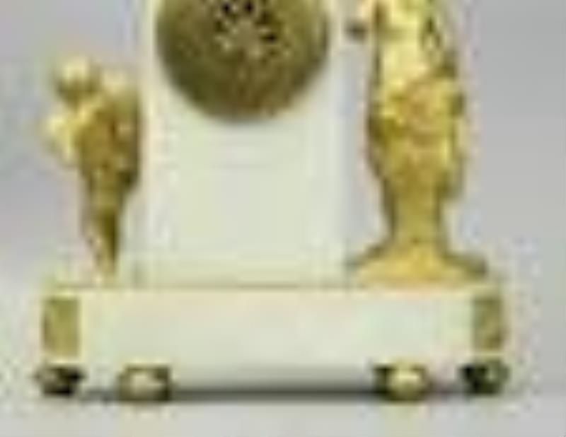 Tiffany Dore bronze Mantle clock