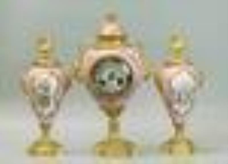 19th century French clock set