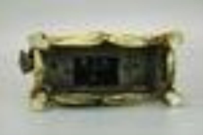 Bronze French Clock With Brown Patona