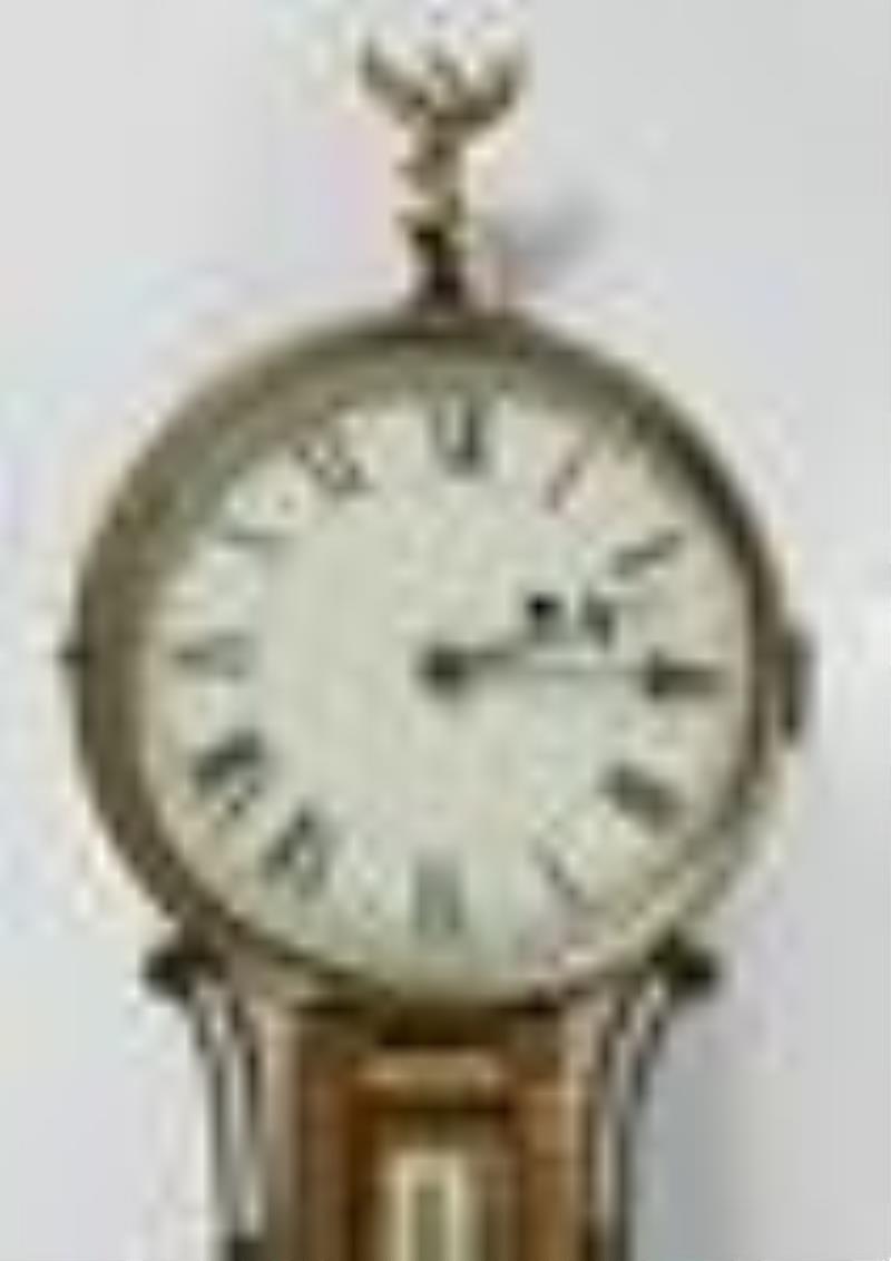 Antique D. Williams Banjo Clock