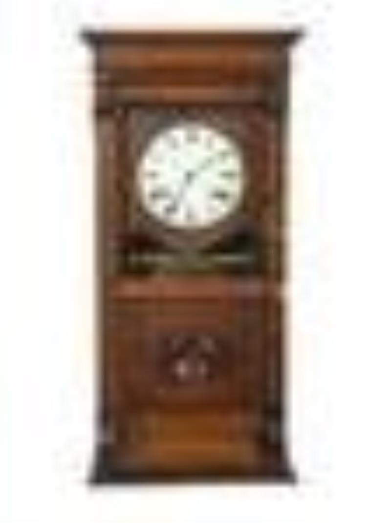 A Cincinnati Time Recorder Clock