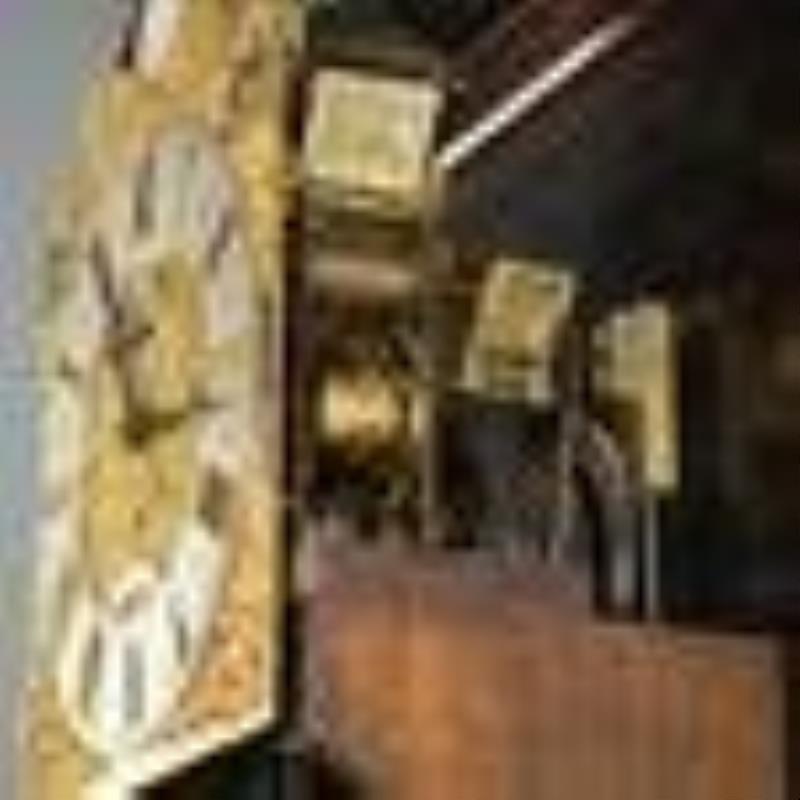 Chippendale Style Oak Tall Case Clock