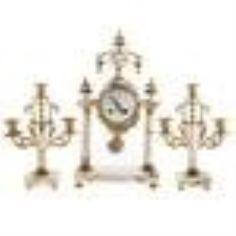 Roques Clock Garniture
