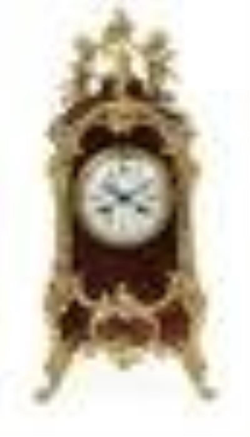 French Gilt-Bronze Clock