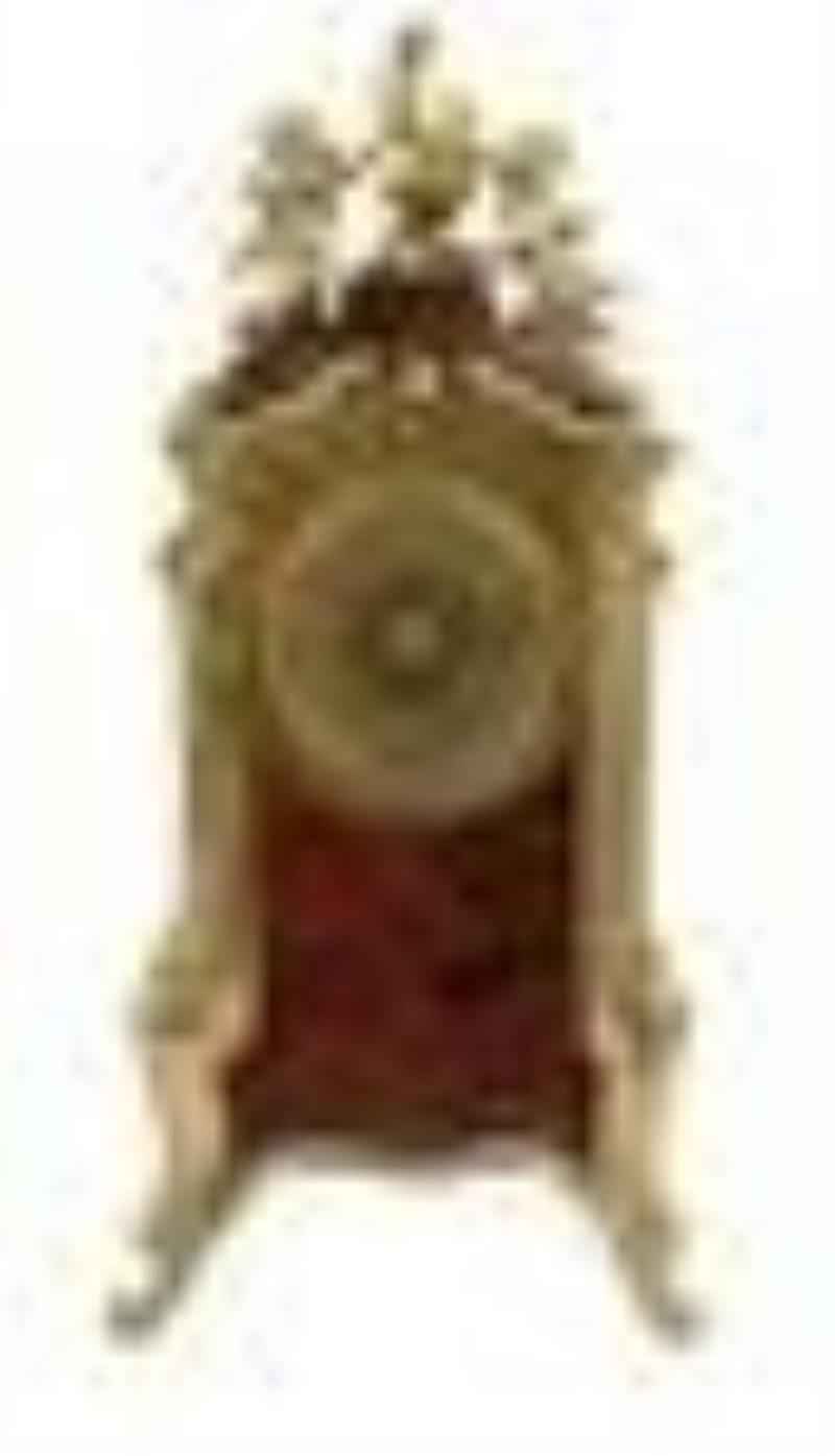 French Gilt-Bronze Clock