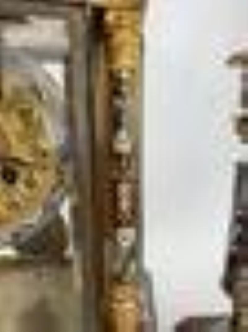 A French 19th A La Gerbe D'or A Chapus Clock Garniture