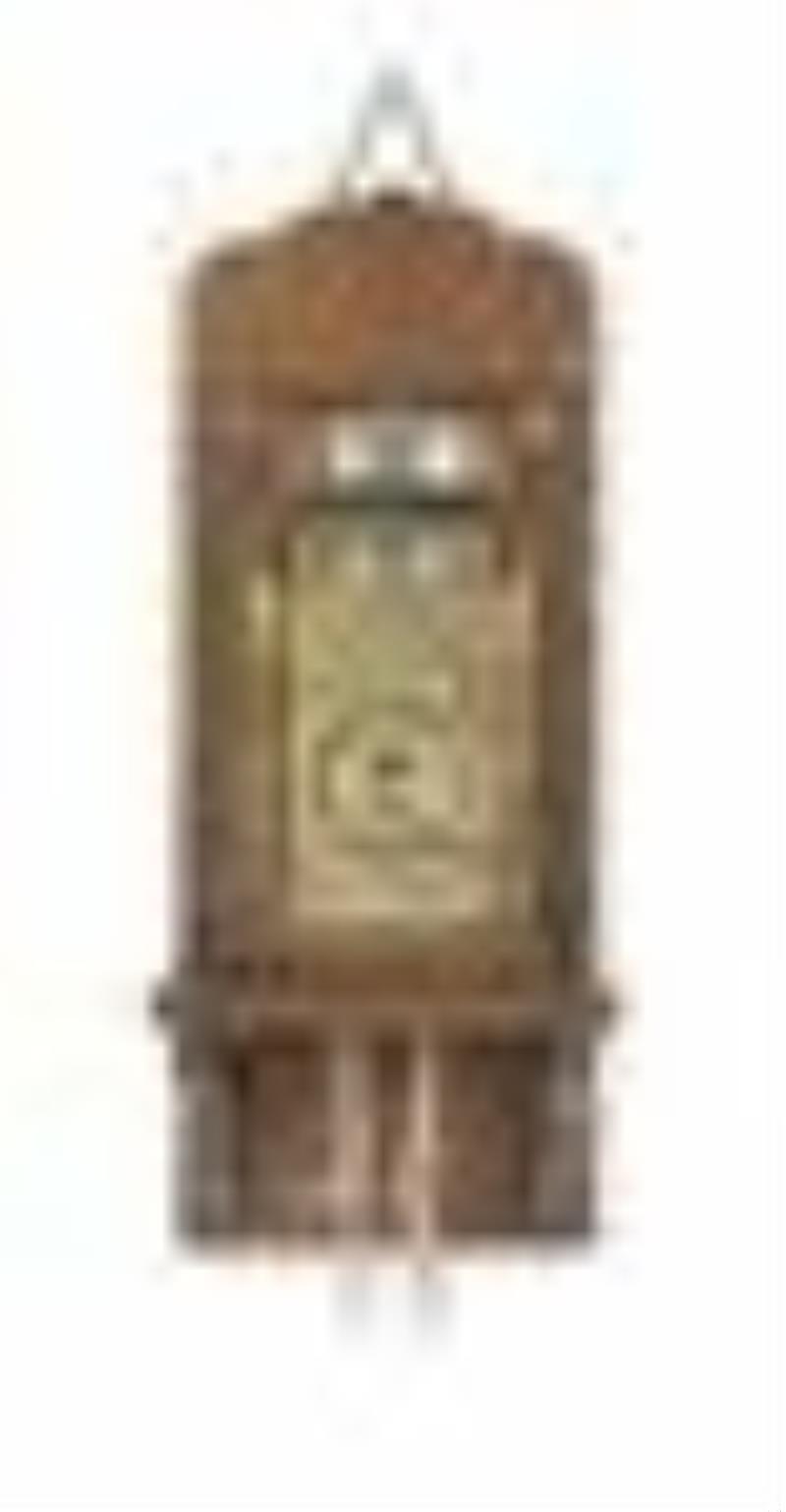 A rare 19th century Japanese weight driven wall clock