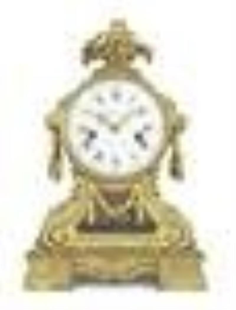 A good late 18th century French ormolu mantel clock
