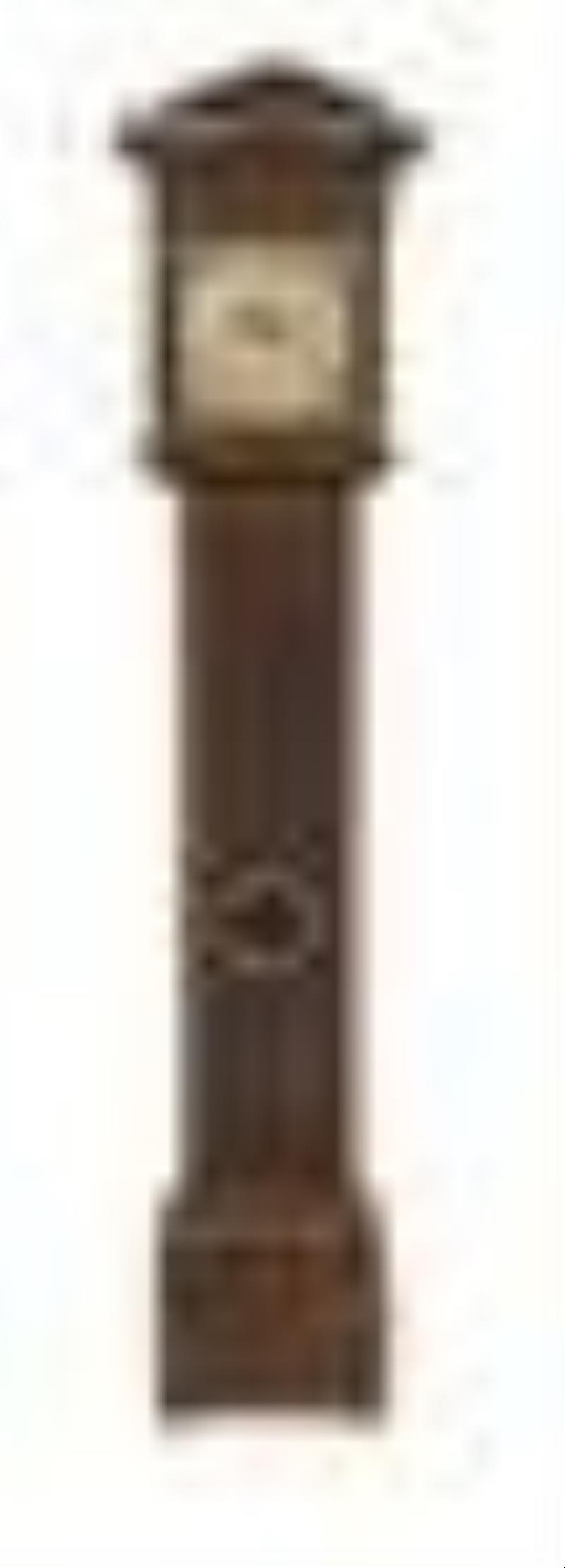 A late 17th century walnut marquetry longcase clock