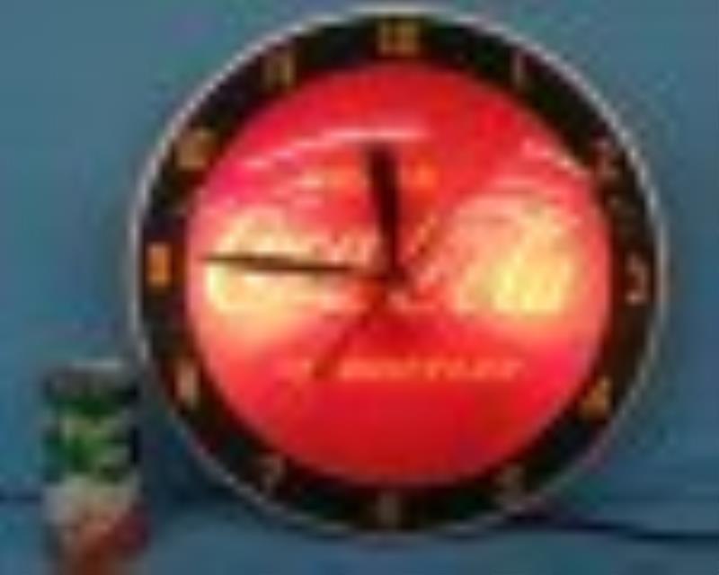 Drink Coca Cola Double Bubble Light Up Clock