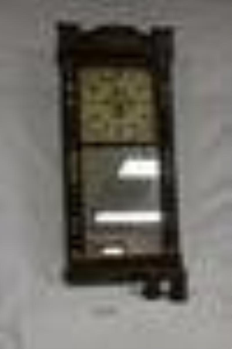 A rare 19th century Japanese weight driven wall clock