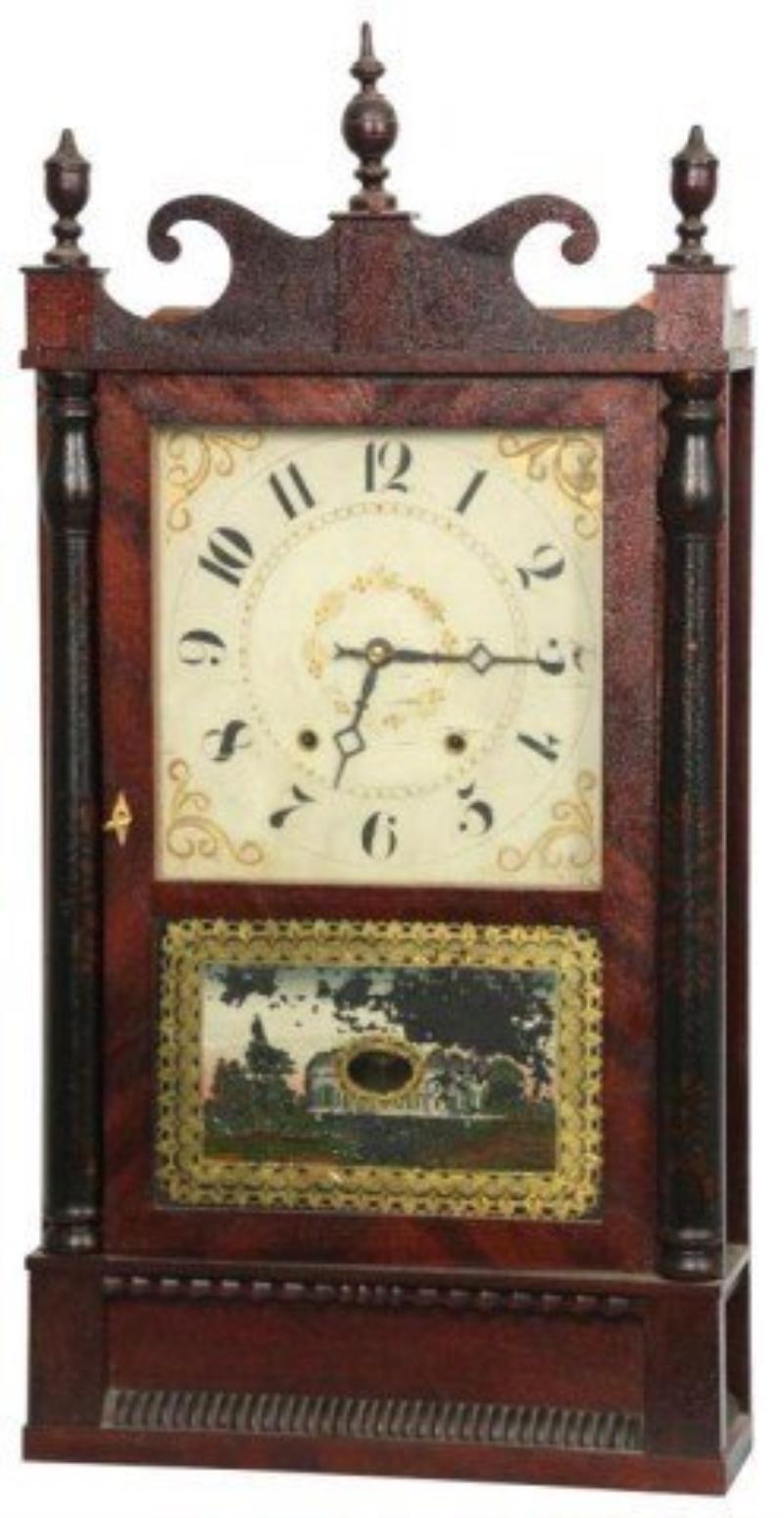 Chauncy Ives Jester Top Mantle Clock