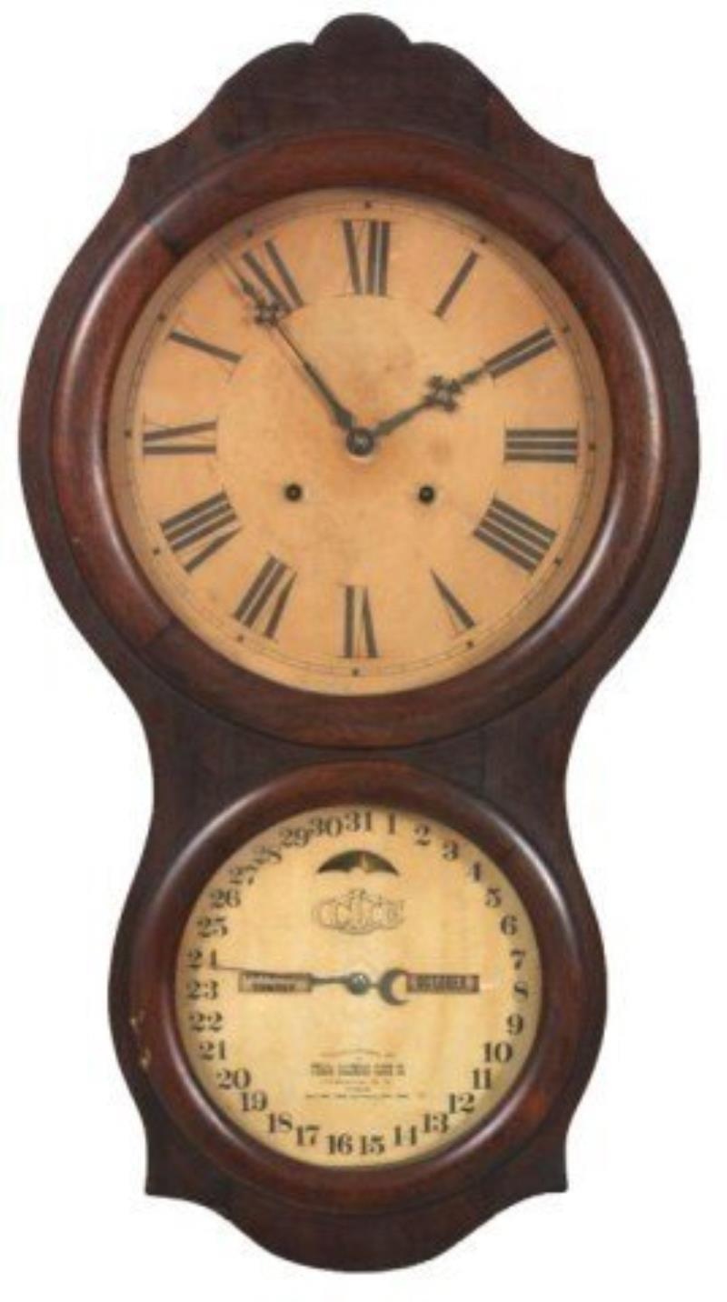 Ithaca Office No. 4 Double Dial Clock