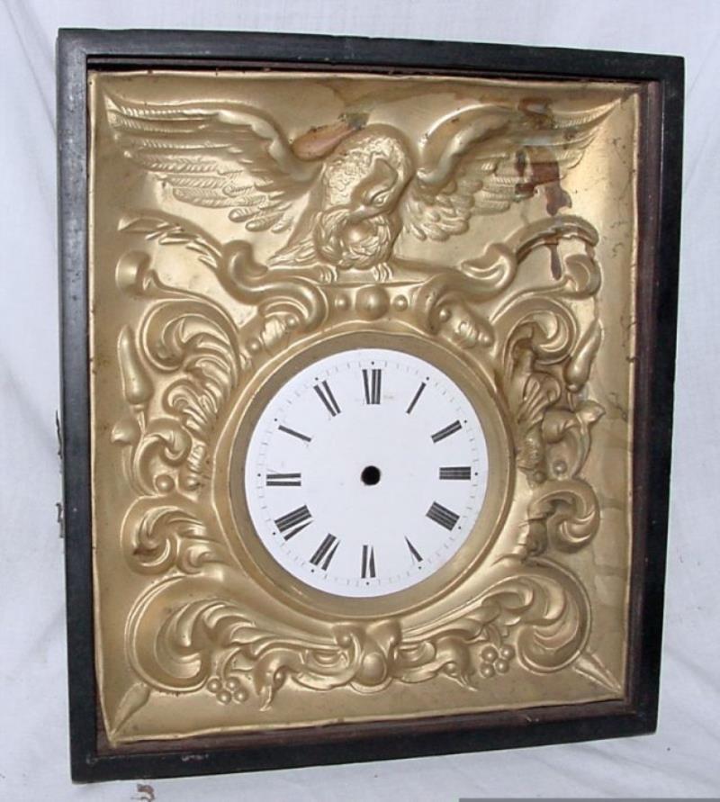 Eagle Wall Mounted 1850s Clock