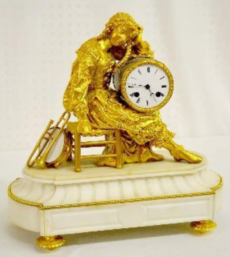 Japy Freres 1855 Figural Mantel Clock