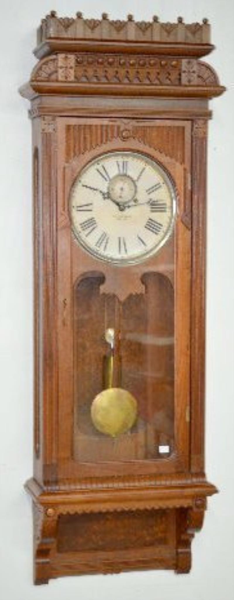 Gilbert No. 10 1 Weight Wall Clock