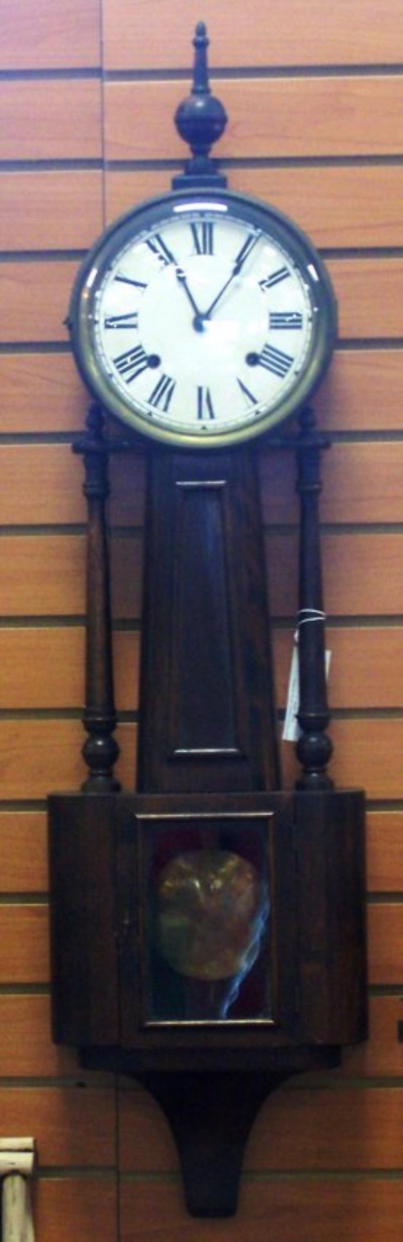 Antique Ingraham Nile Banjo Clock Large and Rare