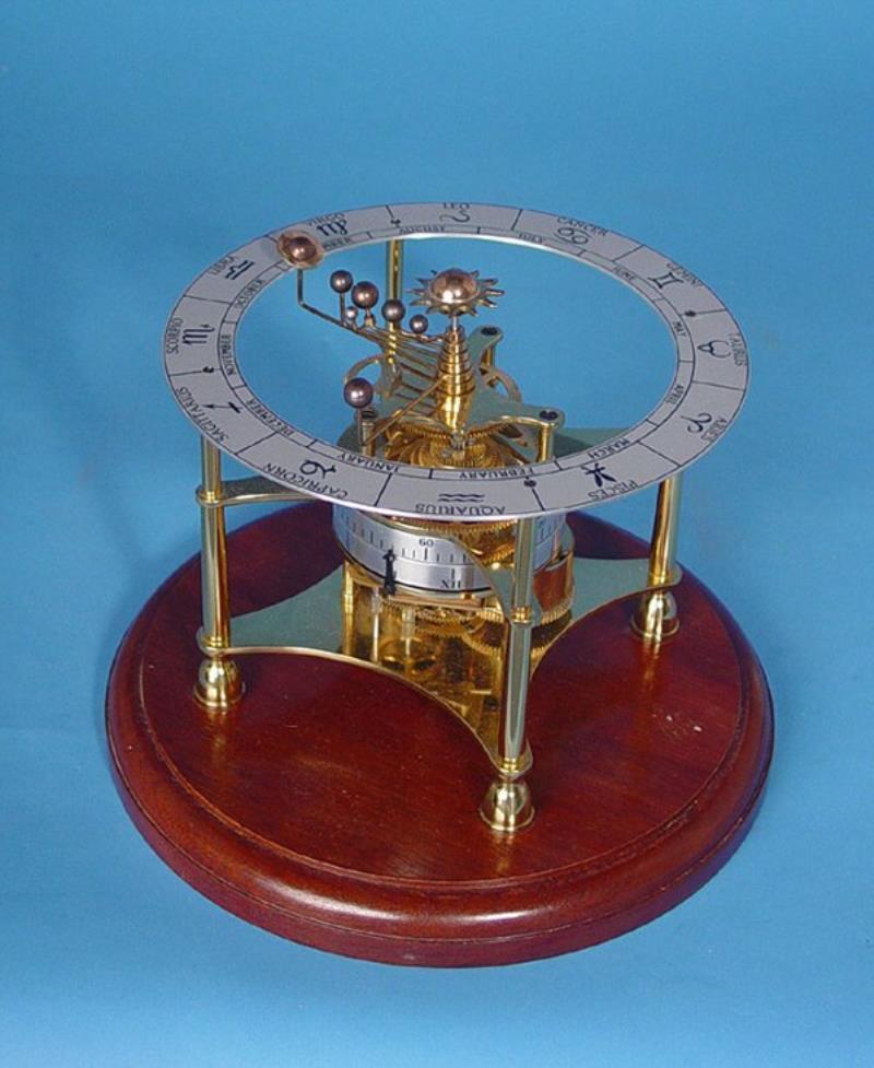 Planetary Orrery Table Clock