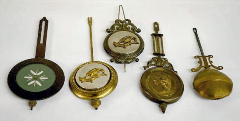 5 Decorative Antique Clock Pendulums