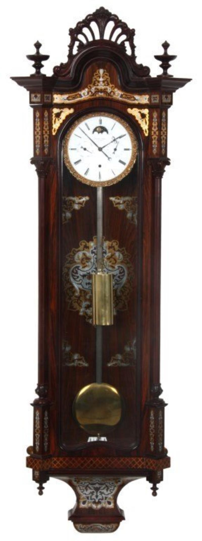 Franz Frey Inlaid Vienna Regulator