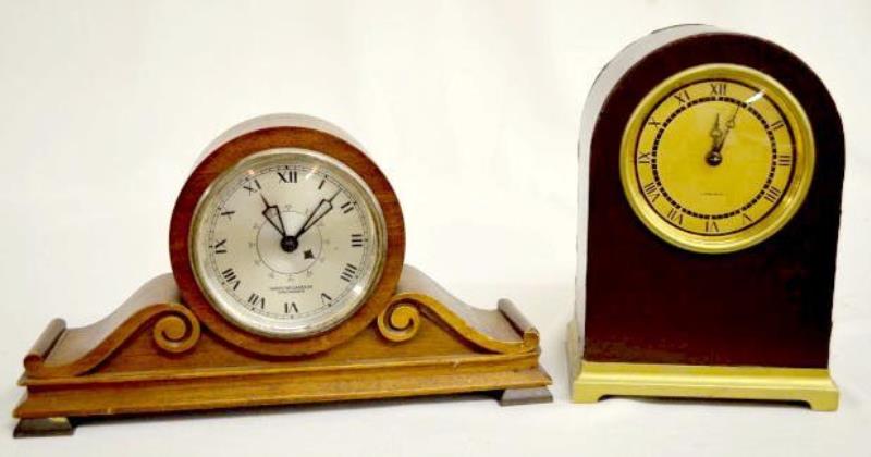 2 Sangamo Electric Shelf Clocks, Both Marked