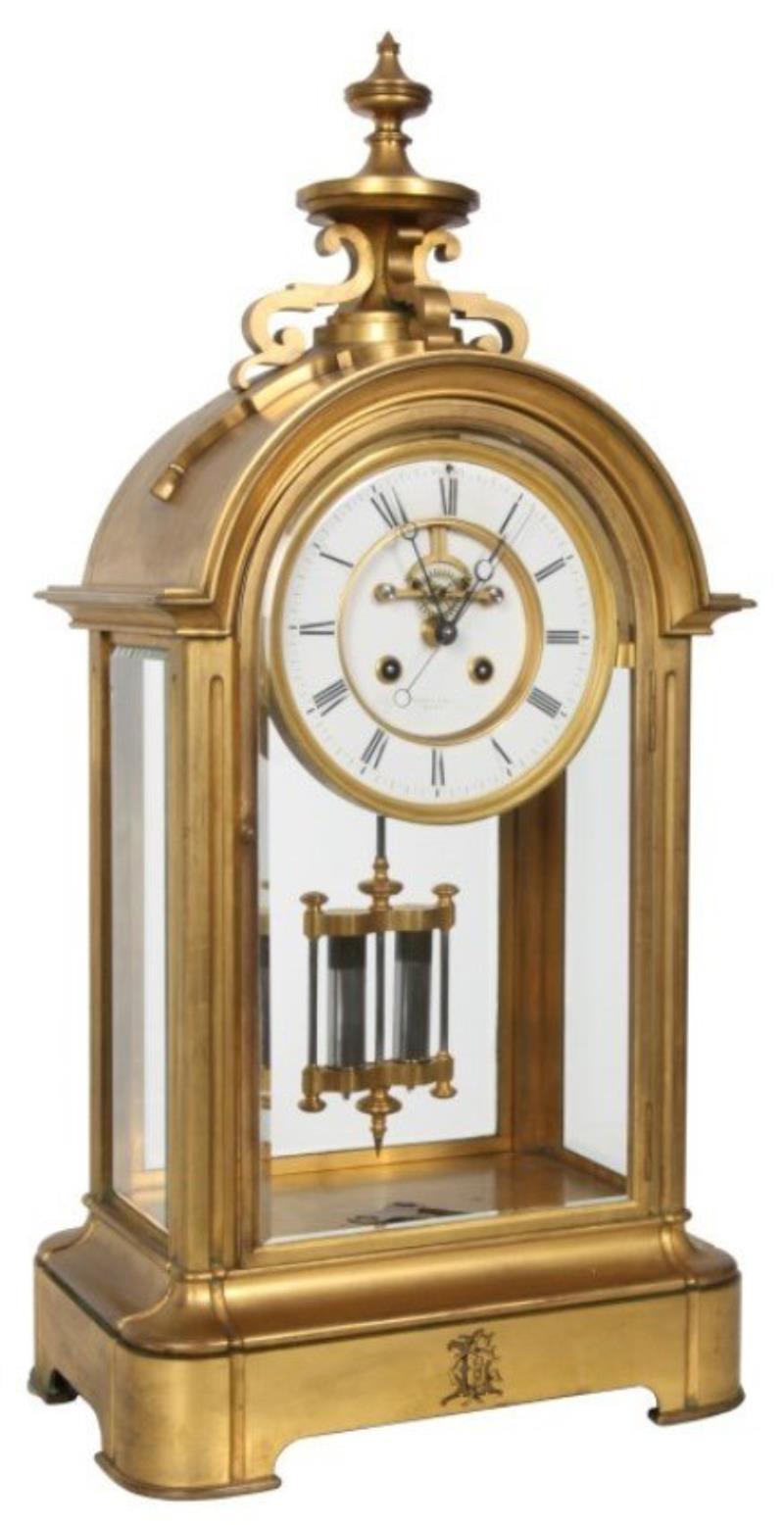 Monumental Tiffany & Co. Crystal Regulator